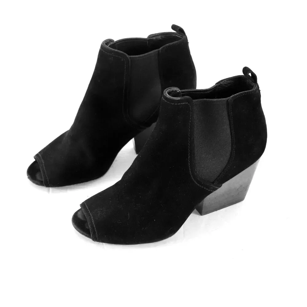 Tory Burch Gemma Open Toe Boots 8